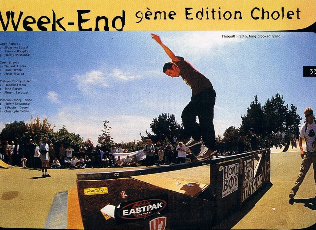 Thibaud Fradin Skate weekend cholet 90's
