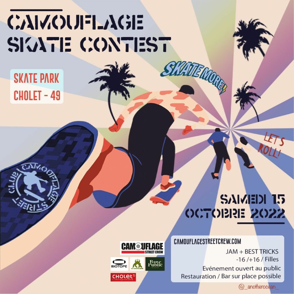 affiche contest skate cholet 2022