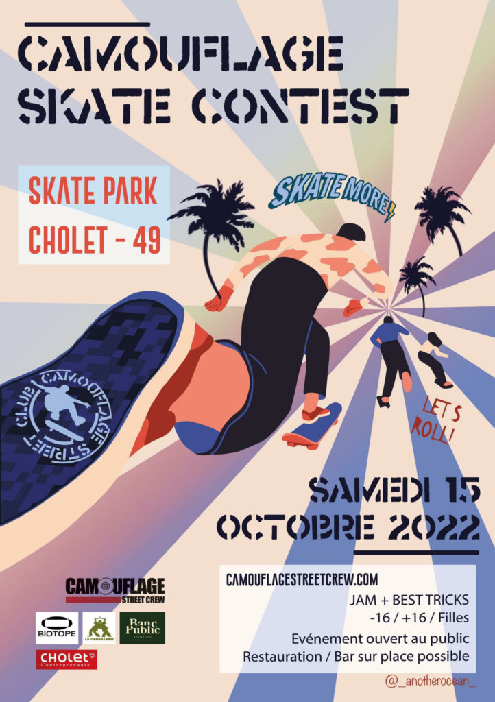 camouflage skate contest