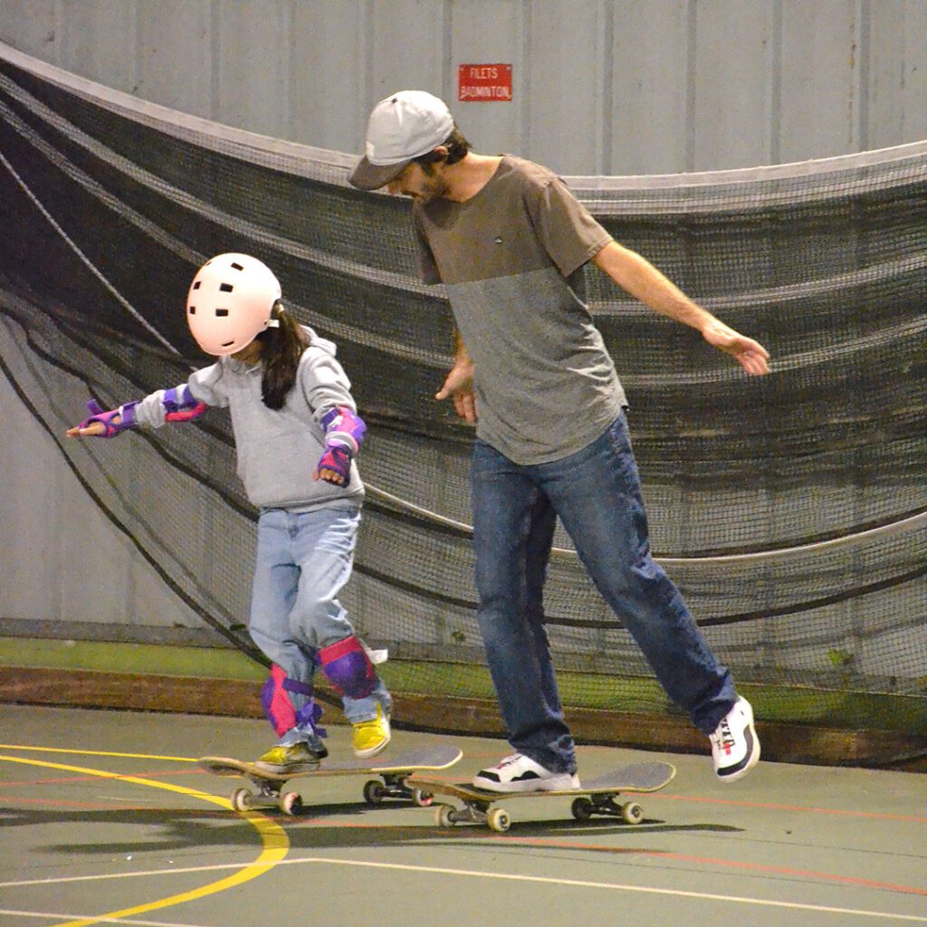 apprendre le skateboard