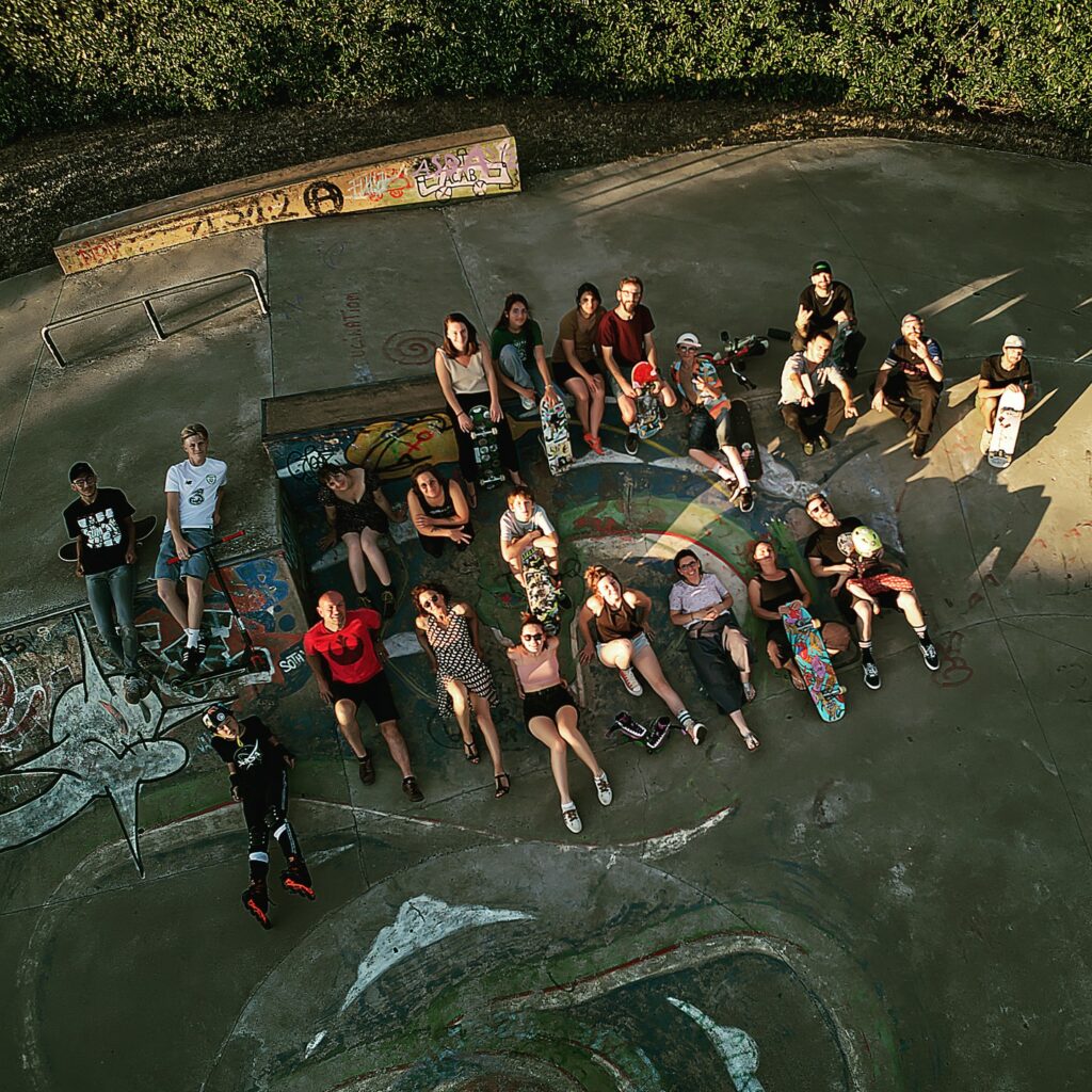 skatepark cholet drone
