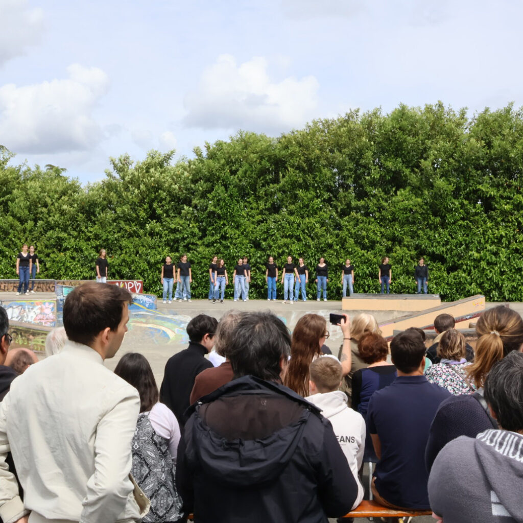 spectacle au skate park de colet